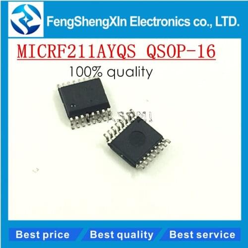 10pcs/lot New 211AYQS MICRF211AYQS MICRF211 SSOP-16 3V, QwikRadioR 433.92 MHz Receiver IC chip