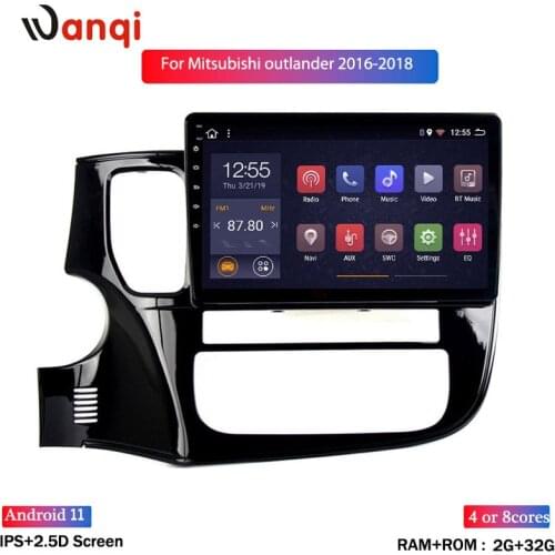 Hot Sale 2G RAM 32G ROM Android 8.1 car gps navigation For Mitsubishi outlander 2016-2018 multimedia system