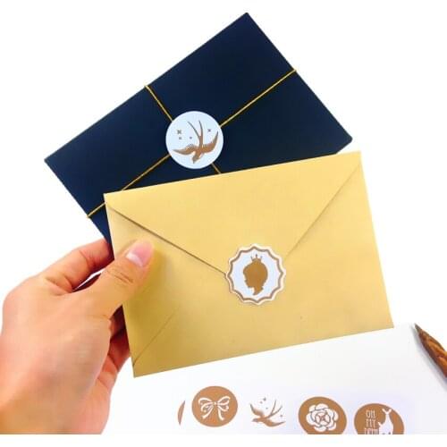 Free Shipping 800 Pcs/lot Vintage Gold Seal Sticker On White Seal Sticker Kraft Adhesive Gift Seal Sticker For Baking