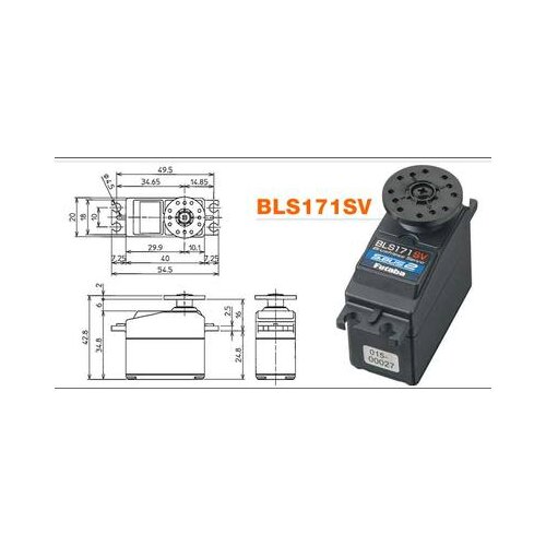 FUTABA BLS171SV (BLS156HV upgrade) high pressure brushless steering gear