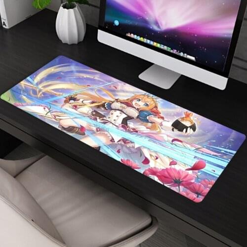 Anime mouse pad Princess Connect Re Dive large Mouse Pads Speed Version Mousepad for Gamer Gaming Mousepad Play Mat Keyboard Pad