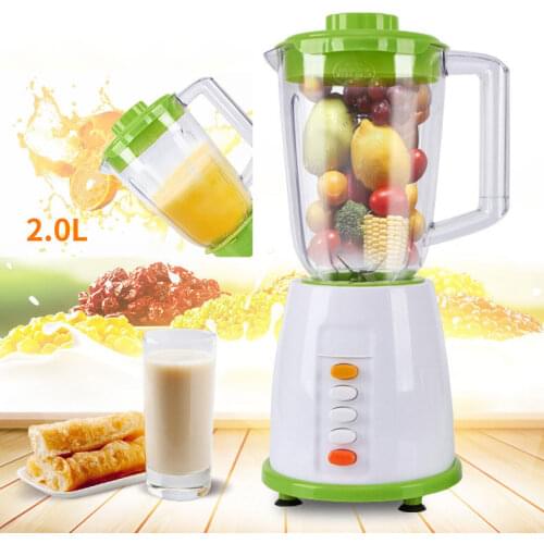 BPA FREE Household Blender Food Processor 2 Group Blade Juicers Liquidificador Smoothie Machine Egg Beater Meat Grinder