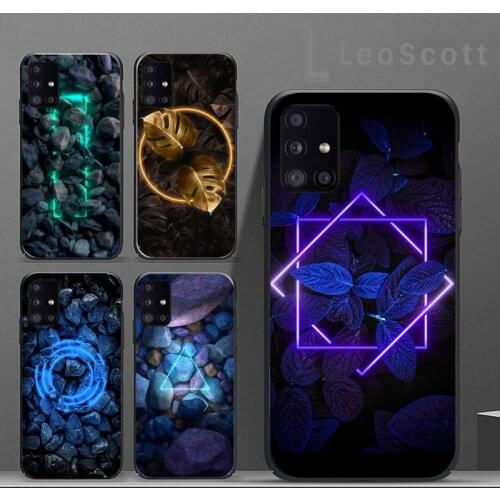 LED unique design Phone Case For Samsung S6 S7 edge S8 S9 S10 e plus A10 A50 A70 note8 J7 2017