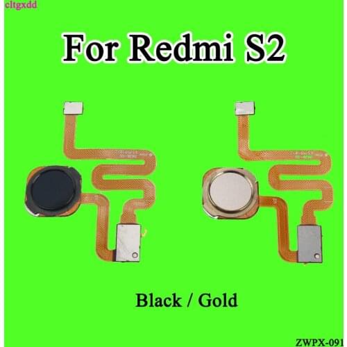 Cltgxdd New For Xiaomi Redmi S2 Fingerprint Finger Print Touch ID Sensor Home button Flex Cable Repair Parts