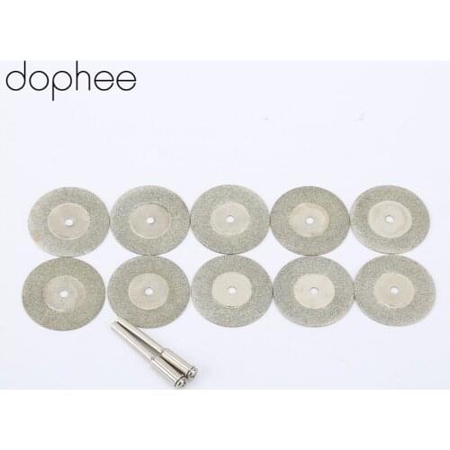 Dophee 10pcs 30mm Discs Cut Off Blade Wheel Rotary Tool Drill Fit Rotary Tool Dremel Drills For Diamond Cutting Hot Selling NEW