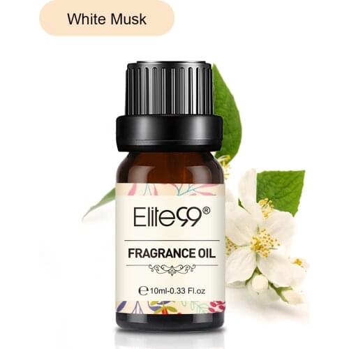 Elite99 10ml White Musk Fragrance Oil Flower Fruit Essential Oil For Aromatherapy Diffusers Freesia Black Orchid Strawberry Oil