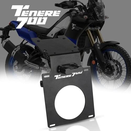 For Yamaha Tenere 700 Rally T7 Rally XTZ700 /XT700Z Tenere 2019 2020 2021 Motorcycle License Plate Bracket Holder & Rear Fender