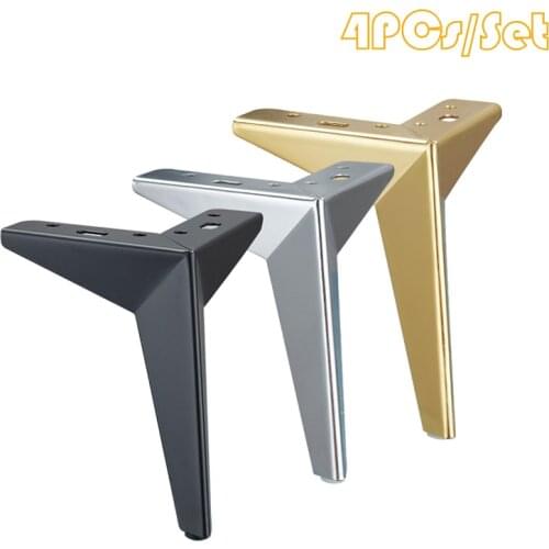 4Pcs Furniture Table Legs Metal Rhombus Sofa Legs Chair Legs Cupboard Cabinet Feet Height 10/13/15/17CM Furniture Leg