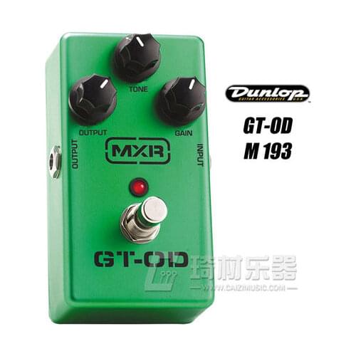 Dunlop MXR M-193 GT-OD Overdrive Pedal for Guitar