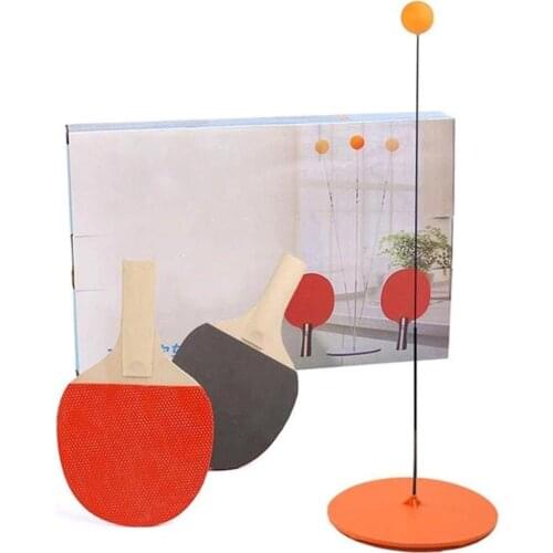 Portable Table Tennis Trainer Soft Shaft Training Machine Elasticity Kid Adult Ping Pong Practice Trainer Self-Training Artifact