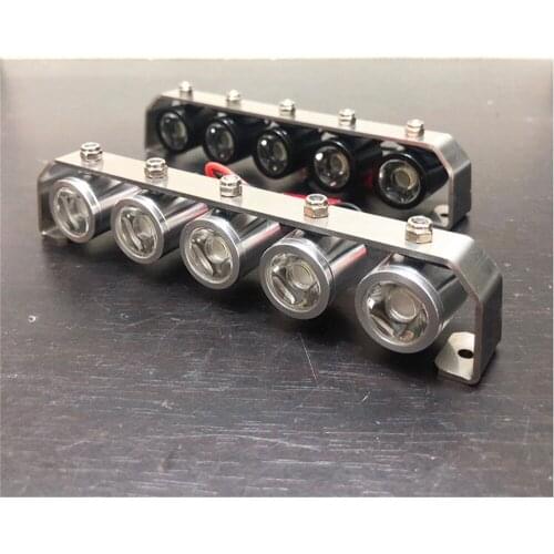 Roof Light Spotlight Searchlight 5 High Brightness LED 5W for 1/10 TRX4 D90 D110 UDR X-MAXX E-REVO Slash Axial Scx10 RC Parts