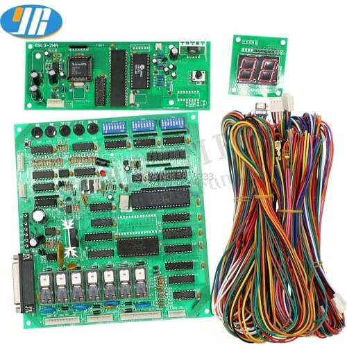 High Quality Crane Machine PCB Board Arcade Gift / Doll Machine Controller Board With Time Display ,Wire Harness