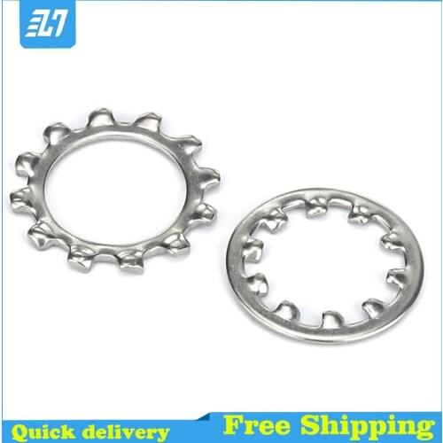 Inner Toothed Gasket Lock External Teeth Washer M3 M4 M5 M6 M8 M10 M12 M14 M16 M18 M20 M22 M24 M27 M30