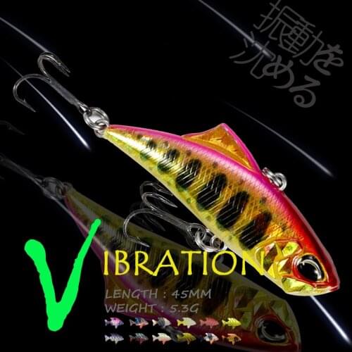 WALK FISH 45MM 5.7G VIB Vibration Fishing Lure Japanese Quality Professional Wobbler Sinking Hard Bait Pencil Fishing Tackle
