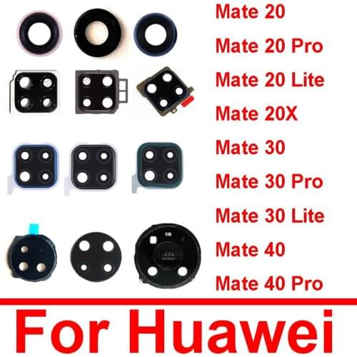 Rear Back Camera Glass Lens For Huawei Mate 20 Pro X 20X Camera Glass Lens Cover With Adhesive Sticker Repalcement Repair