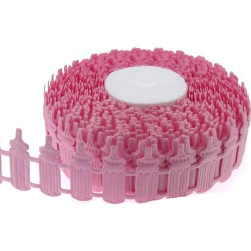 1Roll 20yards 1" Terylene Satin Baby Bottle Connect Bottle For Baby Shower Craft Party Decoration 25.0mm