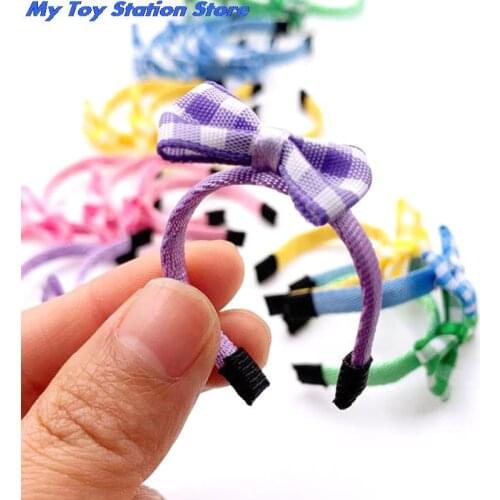 1Pc 1/12 Dollhouse Miniature Headband Doll Hair Accessories Head Band Pretend Toy Doll Decor Accessories