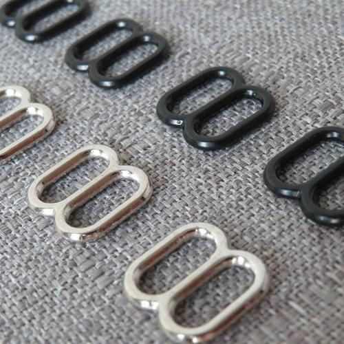 10mm Webbing Cat Collar Metal Adjuster Slider Tri-Glide DIY Bag Loop Clasp Belt Strap Buckle Garment Hat Shoes Sewing Accessory