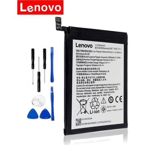 Lenovo Original Battery BL261 for Lenovo Vibe K5 Note Lemon A7020a40 A7020a48 K52t38 K52e78 3500mAh
