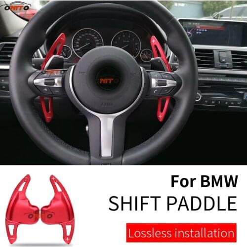 Car Styling 2pcs/set Steering Wheel Extension Shifter Accessory Shift Paddle Alloy For BMW X1 X4 X5 X6 1 2 3 4 5 6 7 series