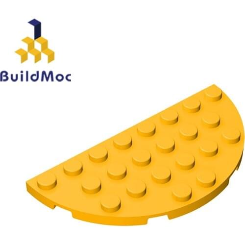 BuildMOC Compatible Assembles Particles 22888 4x8 For Building Blocks Parts DIY LOGO Educational Cre