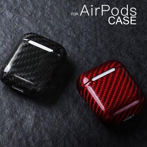 Dustproof Shockproof Carbon Fiber Earphone Protective Case For Apple AirPods Slim Light Cover for Apple AirPods Pro 3 2 1 Case