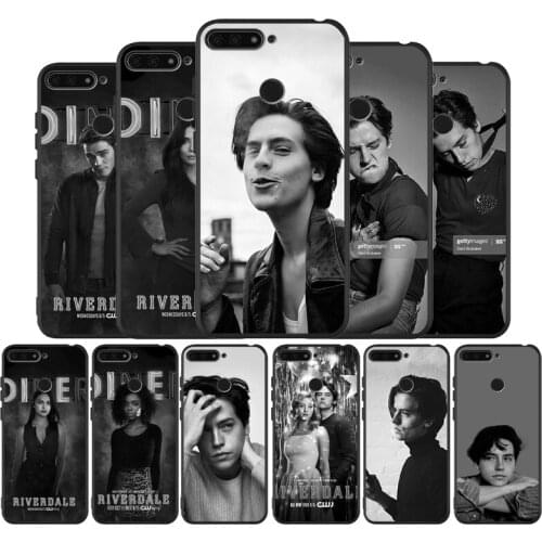 American TV Riverdale Series Cole Sprouse Black Soft Phone Case For Honor 8X 9 8 10 20 30 Lite Pro MATE 9 10 20 30 Pro Lite