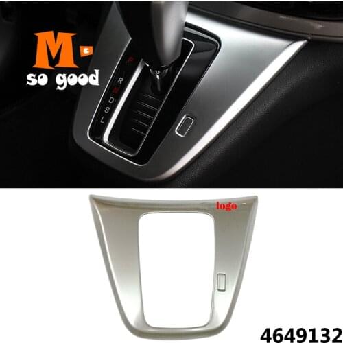 For Honda CRV CR-V Car Gear Shift Knob Lever Shifting Frame Panel Sticker Cover Accessories Trim ABS 2012 2013 2014 2015 2016