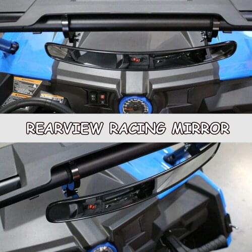 For Can Am Commander Maverick 800 1000 for POLARIS RZR XP 900 Ranger UTV Rear View Race Mirror with 2" Clamp for Yamaha Viking