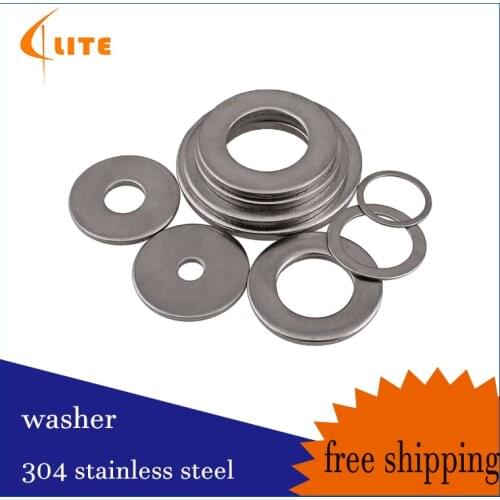 Gb97 stainless steel flat gasket / Huasi flat gasket / enlarged flat gasket m3-m12 shim washer 50PCS