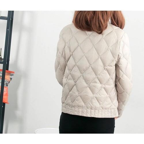 MLCRIYG White Duck Down Jacket Women Coat New Winter Short Slim Casual Feather Basic Jacket Tops casaco feminino LX320