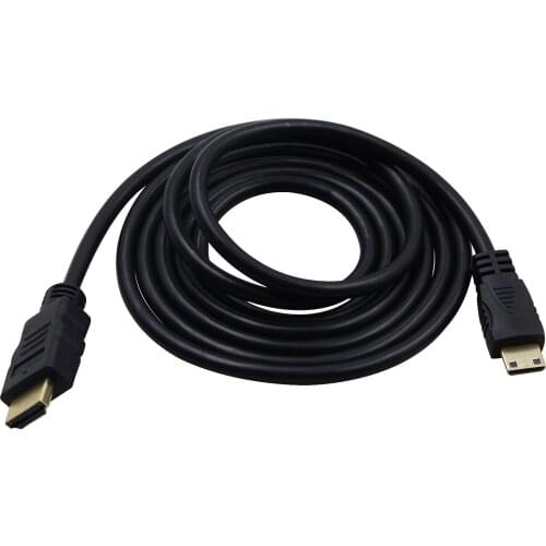 6 ft 1m Mini HDMI-compatible to HDMI-compatible Cable for Nikon DSLR SLR D3200 D3300 D5500 D5300 D5200 D5000 P7000 Camera 1080P