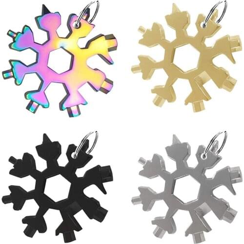 Multifunctional Snow Wrench Multi-purpose Hexagonal Alloy Wrench Universal Portable Snow Wrench Small Tool