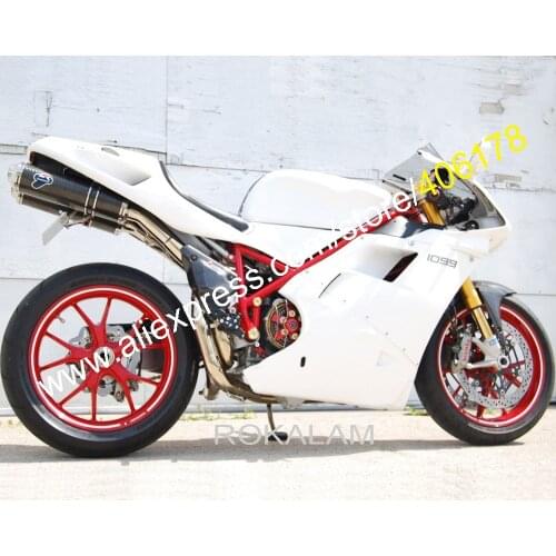 For Ducati 96 97 98 99 00 01 02 996 748 Fairings 1996-2002 White Aftermarket Motorcycle Fairing (Injection Molding)
