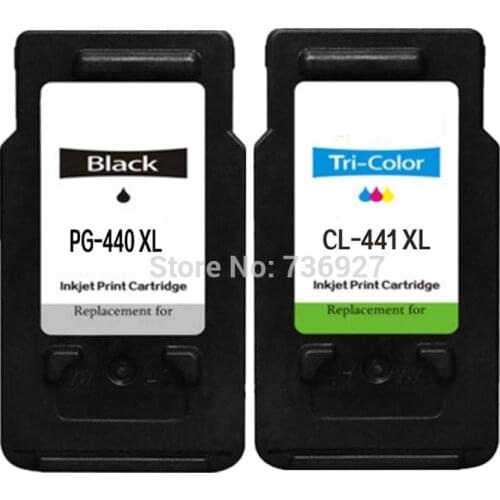 One Set compatible inkjet print Cartridge PG440 CL441 PG-440 CL-441 PG 440xl For Canon PIXMA MX394 MX474 MX534 MG2240 printer