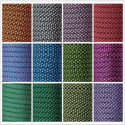 27 Colors Paracord 550 Parachute Cord Lanyard Rope Mil Spec Type III 7Strand 100FT ClimbingCamping Survival Equipment