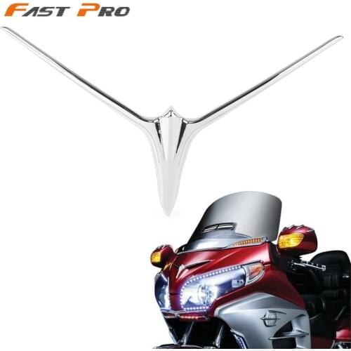 Motorcycle Front Fairing Eyebrow Trim Accent Decoration Parts For Honda Goldwing Gold Wing GL1800 GL 1800 2012-2017