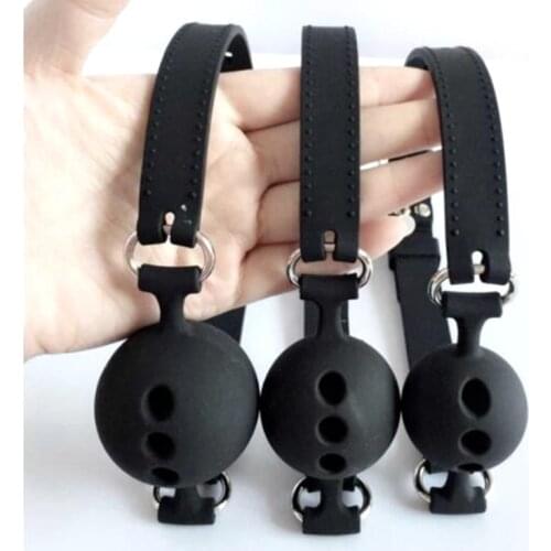 Full Silicone Open Mouth Gag Oral Fixation mouth stuffed Bondage Restraints Adult Games For Couples Flirting Sex Toys