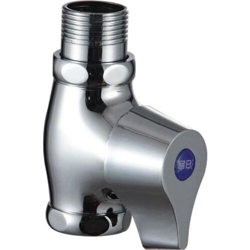 Hand control toilet / WC stool flushing valve, Copper squat pan flush valve, Urinal flush valve chrome plated, Free Shipping