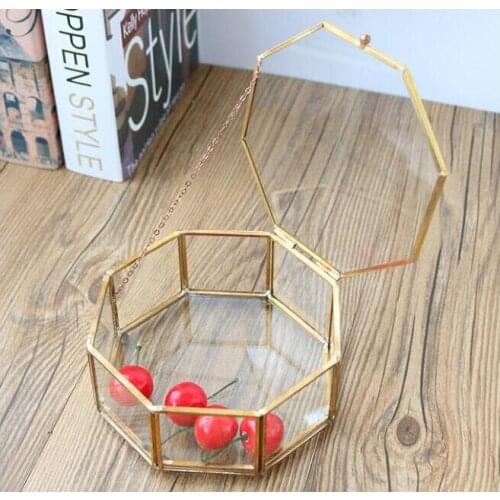 Jewelry Box Glass Jewelry Storage Box Home Dressing Table Decoration Bathroom Small Items Storage