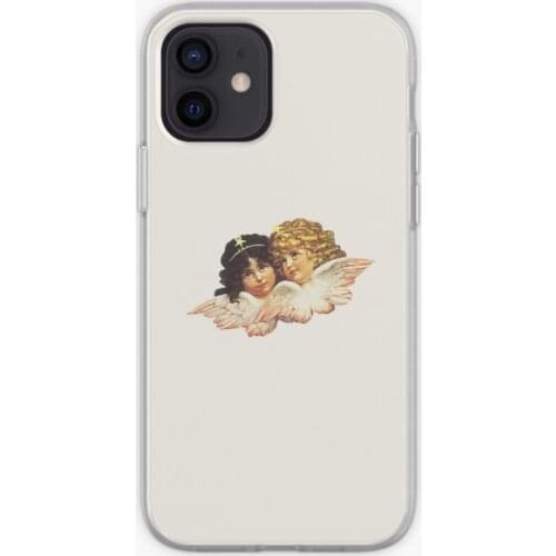 Fiorucci Cherubs Phone Case for iPhone 11 12 13 Pro Max Mini X XS XR Max 5 5S SE 6 6S 7 8 Plus Cover Silicon Dog Pattern Flower