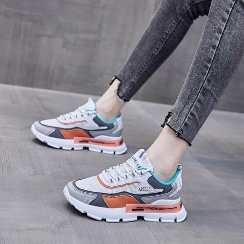 Sneakers Women 2021 Autumn Summer Comfort Breathable Walking Shoes Sports Casual Canvas Shoes Outdoor Light Weight Sports Shoes