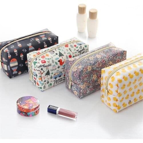 1PC Waterproof Nylon Makeup Portable Toiletry Kits High Capacity Travelling Storage Tools Wash Organizer Cosmetic Bag