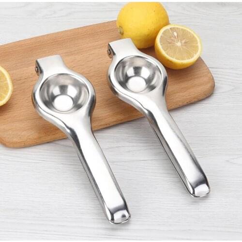 100 pcs Cookware Juicer Lemon Orange Lime Squeezer Stainless Steel Hand Press Tool Fresh Juice Tool DIY Cooking Tools SN1592