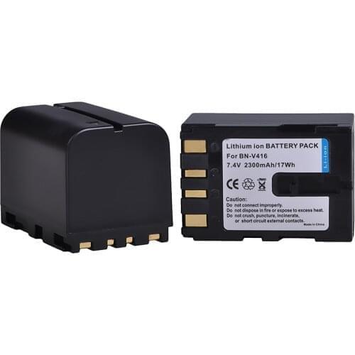 2Pcs 2300mAh BN-V416 BNV416 battery for JVC BN-V408-H, BN-V408U, BN-V408US, BN V416, BN-V416-H, BN-V416,U BN-V42, BN-V428U