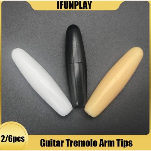 2pcs/6pcs Plastic Electric Guitar Tremolo Arm Tips Whammy Bar Cap for FD Electric Guitar Replacement Parts