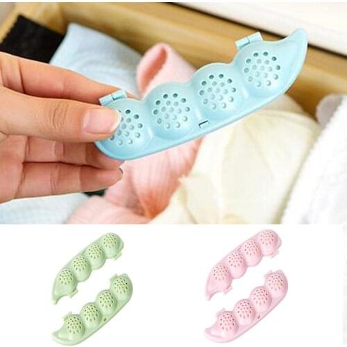 2pcs/set Natural Camphor Ball Peas Moth Ball Wardrobe Insect-resistant Naphtaline Safe Pest Control Camphor Package Box