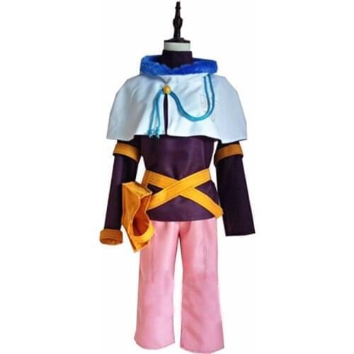 2018 Yuno Anime Cosplay Costume Black Clover Cosplay Costume Gimoire Magic Emperor Full Sets With Cloak