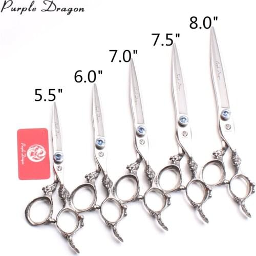 5.5" 6" 7" 7.5" 8" JP 440C Dogs Shears Straight Scissors Thinninng Shears Professional Pets Shears Puppy Grooming Scissors Z9107