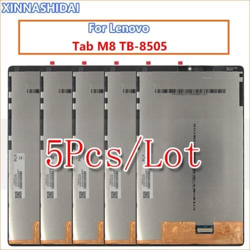5PCS/LOT 8.0" For Lenovo Tab M8 HD PRC ROW TB-8505X TB-8505F TB-8505 LCD Display Touch Screen Digitizer Assembly+tool